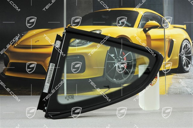Rear window, black, GTS/GT4, L