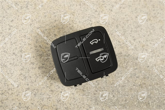Air suspension with leveling system switch, Black matte