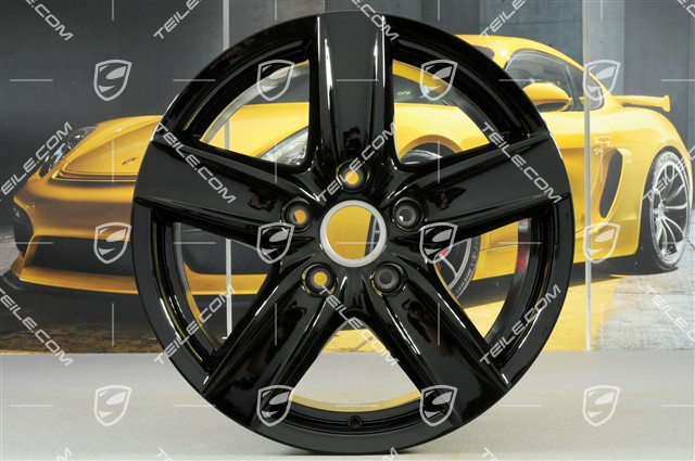 18" Felga "Cayenne S III", 8J x 18 ET53, czarny wysoki połysk