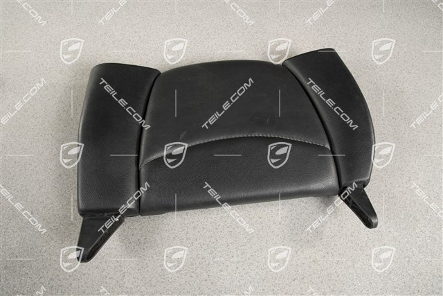 Notsitzrückenlehne / Rücksitz / Rückenlehne, hinten, Kunstleder, schwarz, cabrio, L