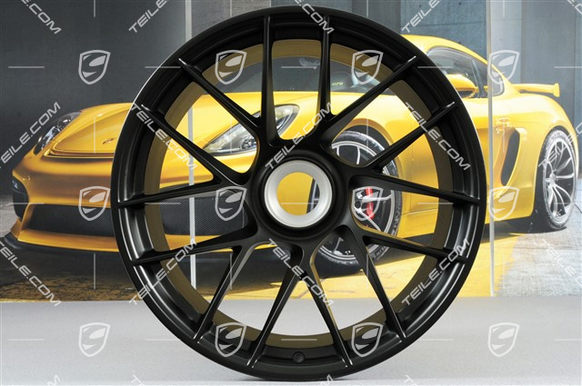 20-inch wheel Turbo Sport III, central lock, 12J x 20 ET63, silky gloss black mat