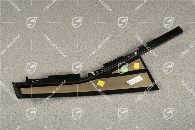 Hintertür C-Säule Außen Blende, Schwarz, L