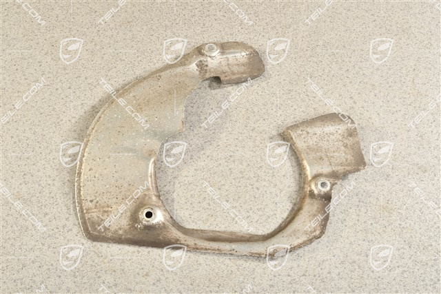 Front axle disc brake protective plate, C2, L