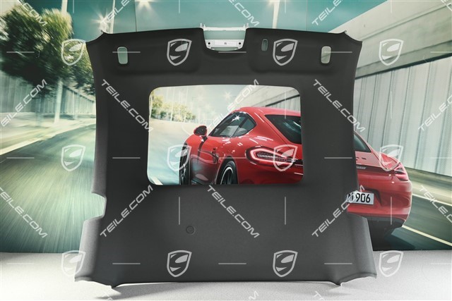 Dachverkleidung, coupé mit Schiebedach, Schwarz