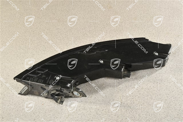 Rear light, in clear glass look (white smoked), L