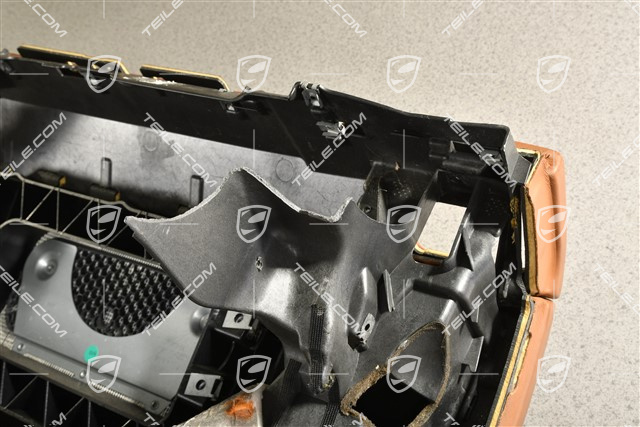Dashboard lining, leather, havanna (damaged mounting)