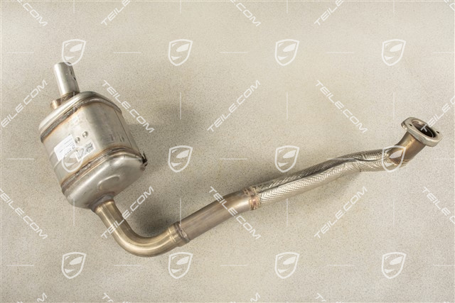 Sport exhaust muffler, L