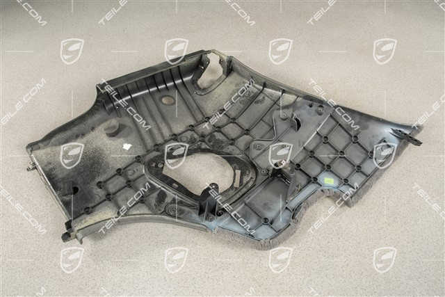 Seitenwandverkleidung, Leder, schwarz/steingrau, Cabrio, R