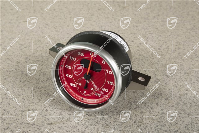 Stoppuhr Sport Chrono, Indischrot Zifferblatt