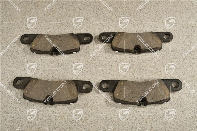 Brake pad set, rear axle, PCCB, L+R