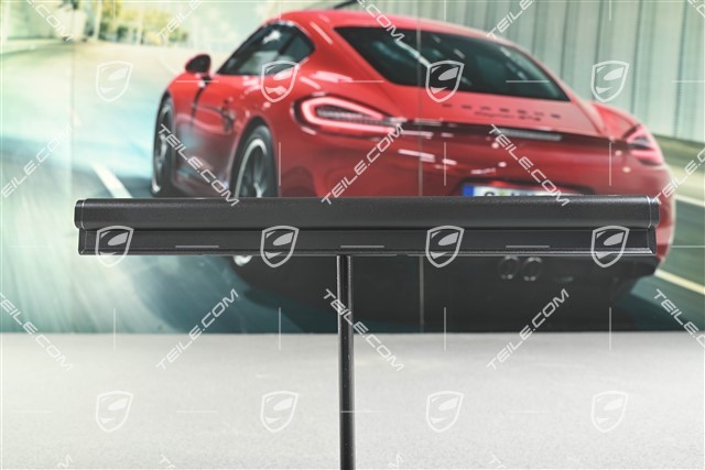 Front seat rail cover, Black, R