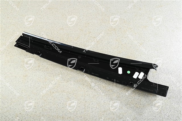 B-pillar outer cover, Rear, Black, L