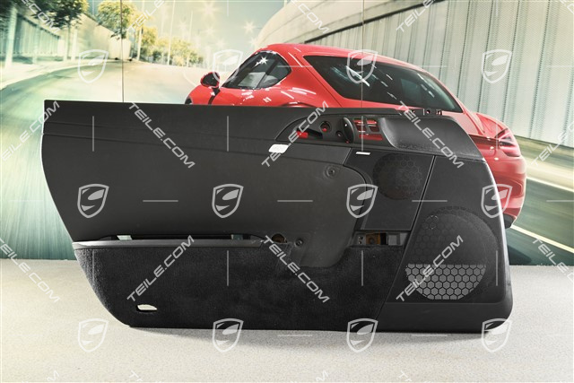 Türverkleidung, Cabrio, Bose Klangpaket, Kunstleder, Schwarz, L
