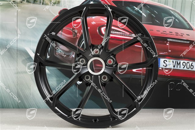 20-inch GT4 wheel rim, 8,5J x 20 ET61, black satin matt