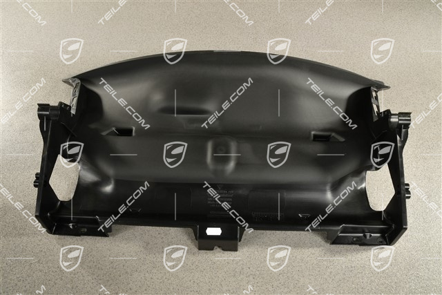 Spyder, Front bumper Air guide / duct, centre, rear, Satin black