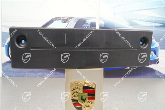 Front bumper licence plate support / holder