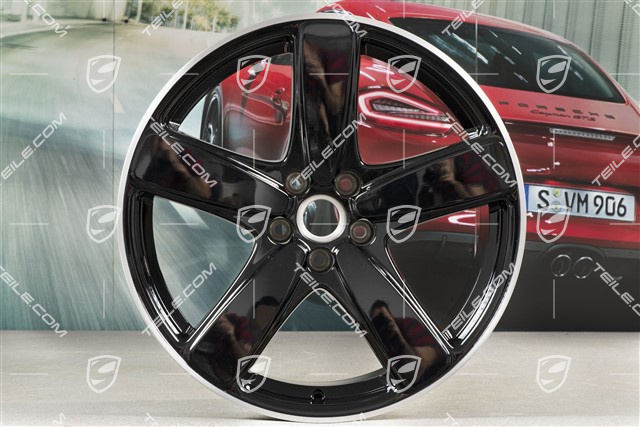 19" Felga "SportClassic", 8J x 19 ET21, czarny wysoki połysk