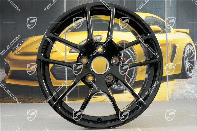 18" Felga Cayman III, 8J x 18 ET57, czarny wysoki połysk