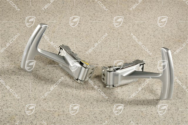 Lenkrad Schaltwippen, Galvanosilber, L+R