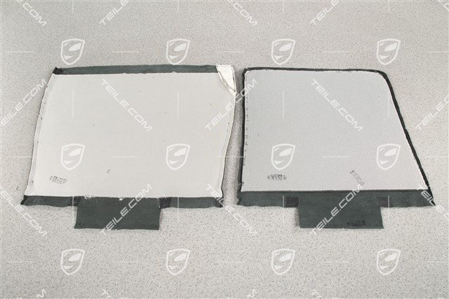 Sitzkissenbezug, Schalensitz klappbar, Leder, schwarz, L=R