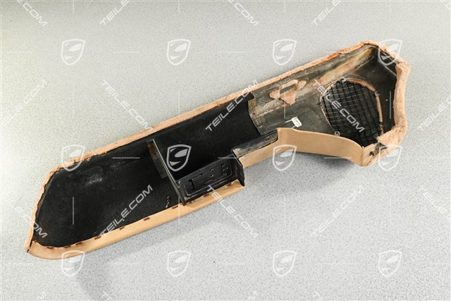 Ablagekasten Türverkleidung, Klangpaket, Teppich Umschlagband Kunstleder, Kaschmirbeige, L