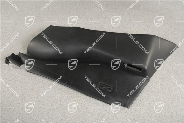 Seitenwandverkleidung, coupé, Kunstleder, Schwarz, R