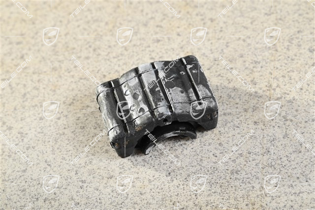 Stabilizer mounting / bushing for sway bar, upper part, rear suspension, L=R
