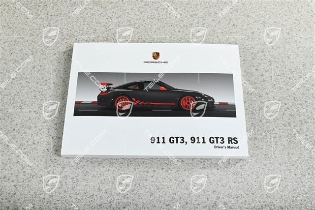 Porsche 911 GT3 / GT3RS Driver's Manual / operating instructions, English