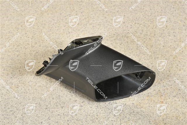 Aussenspiegel, Spiegelfuss, Abdeckkappe, Satinschwarz, RHD, L