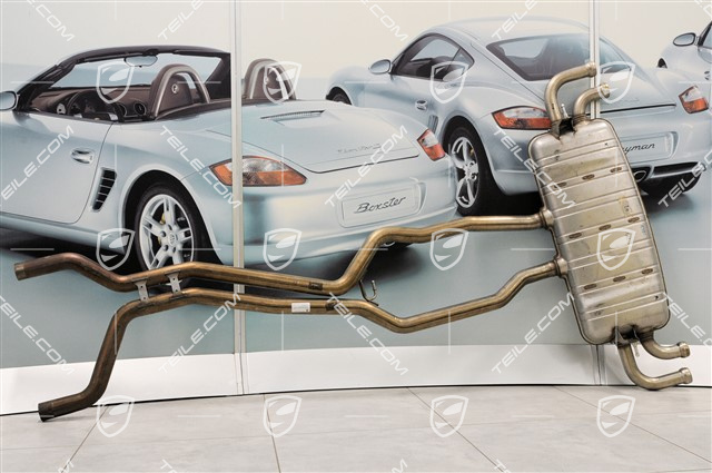 Rear muffler, V8 Biturbo 4.8L 368KW / V8 Biturbo 4.8L 382KW, complete Rear muffler, V8 Biturbo 4.8L 368KW / V8 Biturbo 4.8L 382KW, complete