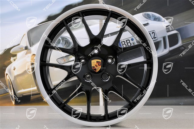 20" Felgensatz RS Spyder, 9,5 J x 20 ET 65 + 11 J x 20 ET 68, schwarz