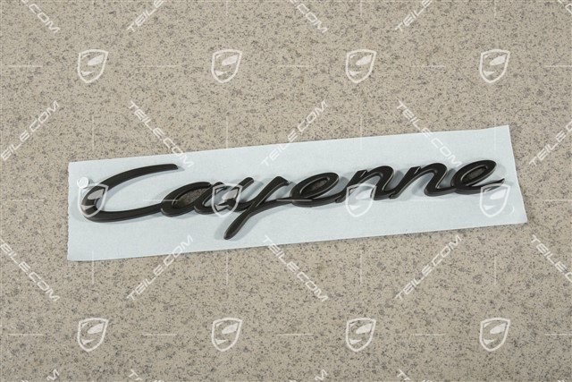 Badge / Emblem CAYENNE Silky gloss Black