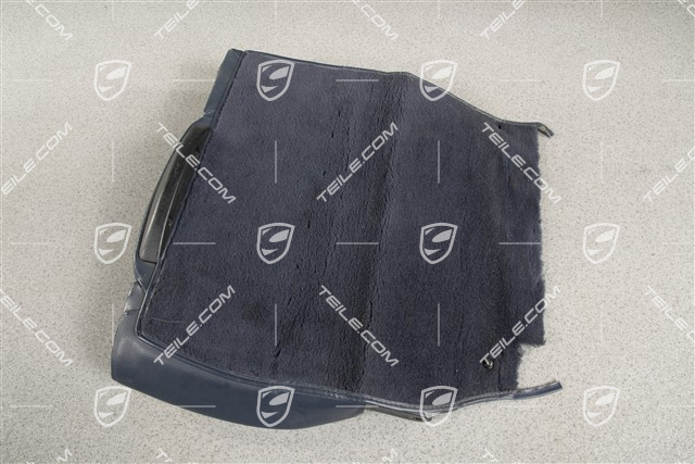 Notsitzrückenlehne / Rücksitz / Rückenlehne, hinten, Kunstleder, nachtblau, Coupe/Targa, L