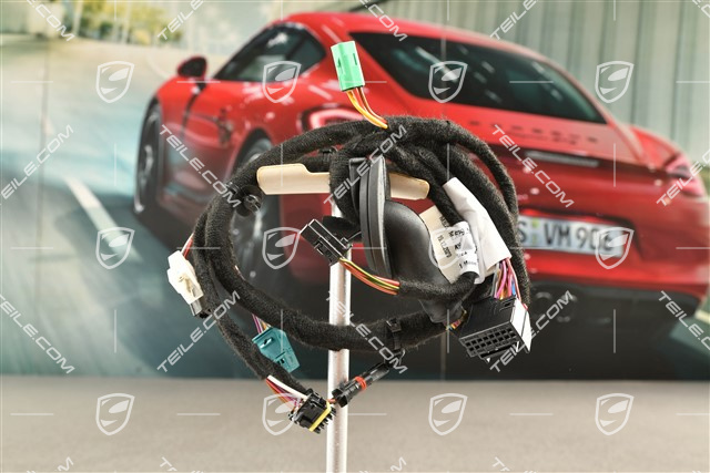 Wiązka instalacji elektrycznej lusterka zewnętrznego, el. składane, pamięć, aut. ściemniane, asyst. zmiany pasa ruchu, real top view