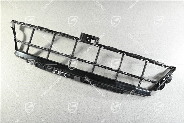 Front bumper Grille, Center, Sport Design, Black