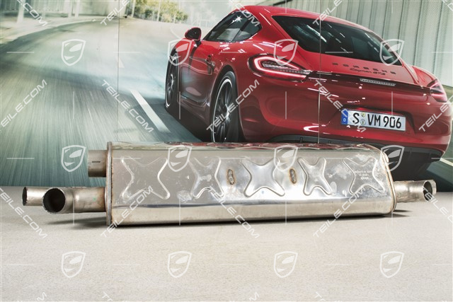 Main exhaust muffler, Turbo
