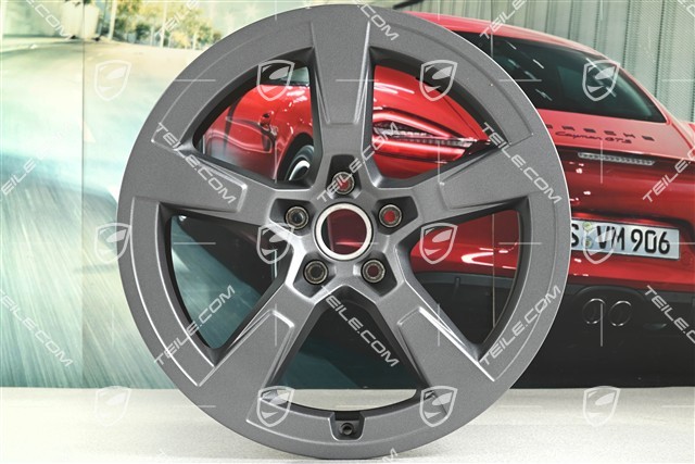 21" Macan Offroad wheel rim, 10,5J x 21 ET47, vesuvio grey