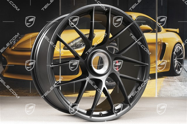 20" Felge Turbo Sport III, Zentralverschluss, 9J x 20 ET51, schwarz seidenmatt