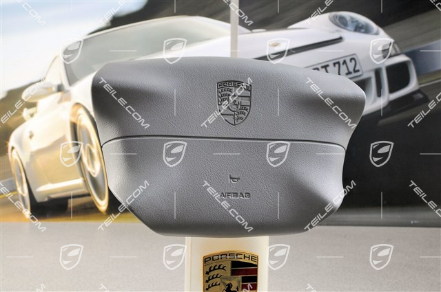 Airbag, 4-Speichen, Kunststoff, "graffiti" grau Airbag, 4-Speichen, Kunststoff, "graffiti" grau