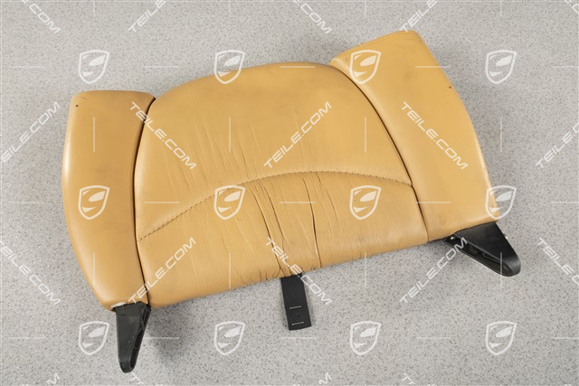Notsitzrückenlehne / Rücksitz / Rückenlehne, Raffleder, Kaschmirbeige, Coupe/ Targa, R