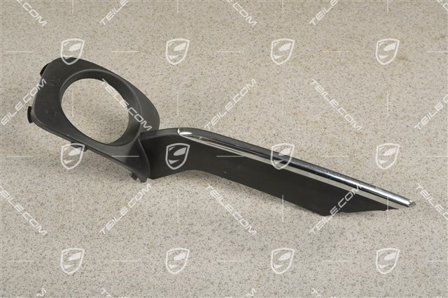 Sport Design, Lamelka / blenda kratki zderzaka, ACC, Matowa czarna, L