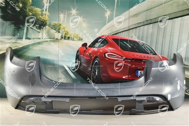 Rear bumper lining with Park assist sensor holes