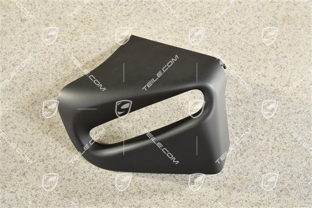 Sicherheitsgurt Abdeckung / Rosette, Cabrio, Schwarz, L