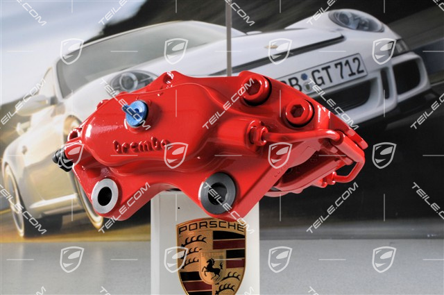 Festsattel ohne Belag, rot, Turbo 3,6, L