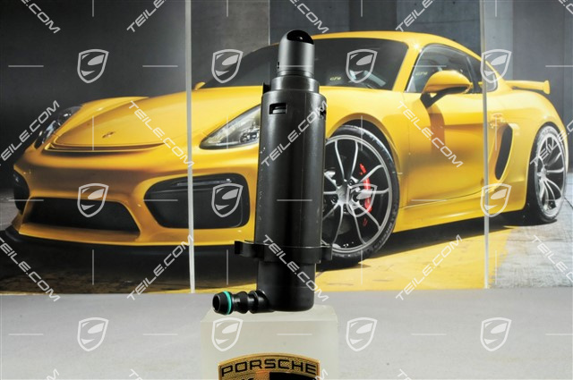 Nozzle, incl. Nozzle head, GTS / GT3 / Spyder / GT4, black mat, L=R Nozzle, incl. Nozzle head, GTS / GT3 / Spyder / GT4, black mat, L=R