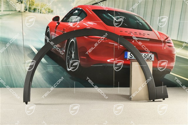 Wheel arch cover, Black matte, L