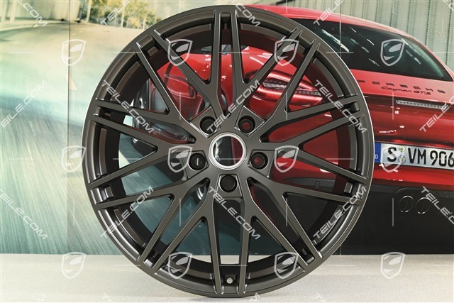21-inch wheel rim, Cayenne RS Spyder Design, 11J x 21 ET58, turbonite