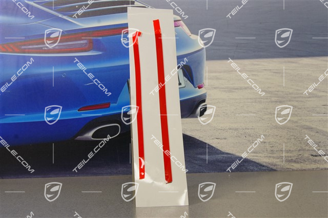 GT3 / Speedster Front bumper adhesive film / strip for spoiler, lateral, L GT3 / Speedster Front bumper adhesive film / strip for spoiler, lateral, L