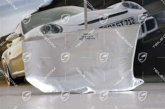 Heat shield, C2 / C4 / RS, L Heat shield, C2 / C4 / RS, L