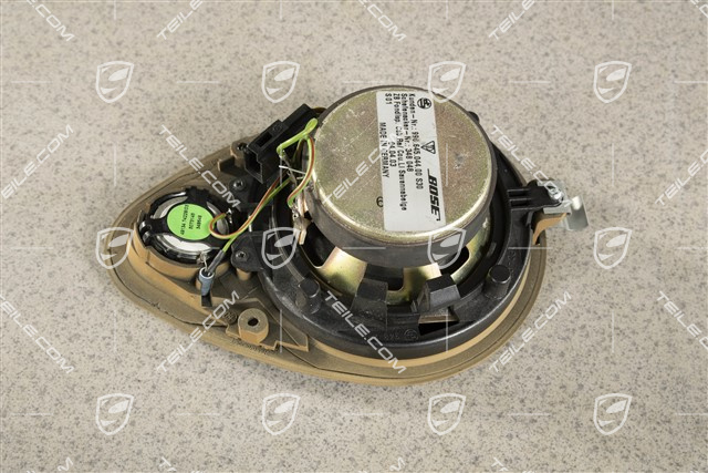Rear loudspeaker, Savannah beige, Bose sound package, Coupe/Targa L / Cabrio R